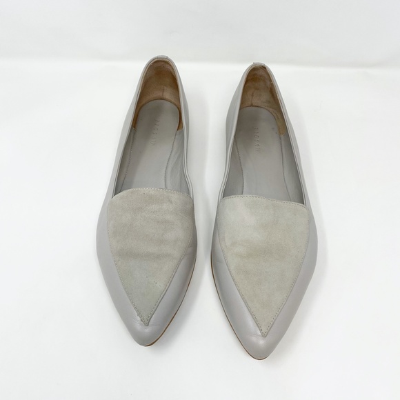 Jigsaw London Camille Pointed Toe Suede Flats 10 - Picture 5 of 8